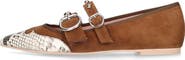 Pretty Ballerinas Double Buckle Cowboy Loafer