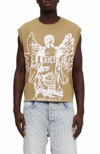 PURPLE BRAND Jacquard Sweater Vest