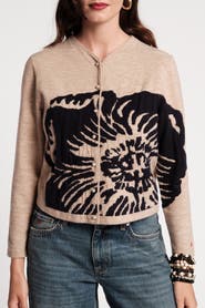 Frances Valentine Darling Cardigan Carefree Chrysanthemum