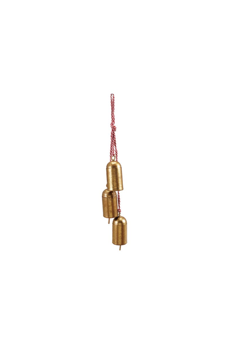 Iron Hanging Bells on Jute Cord, Main, color, Multicolor