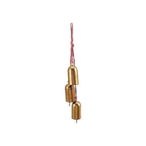 Iron Hanging Bells on Jute Cord
