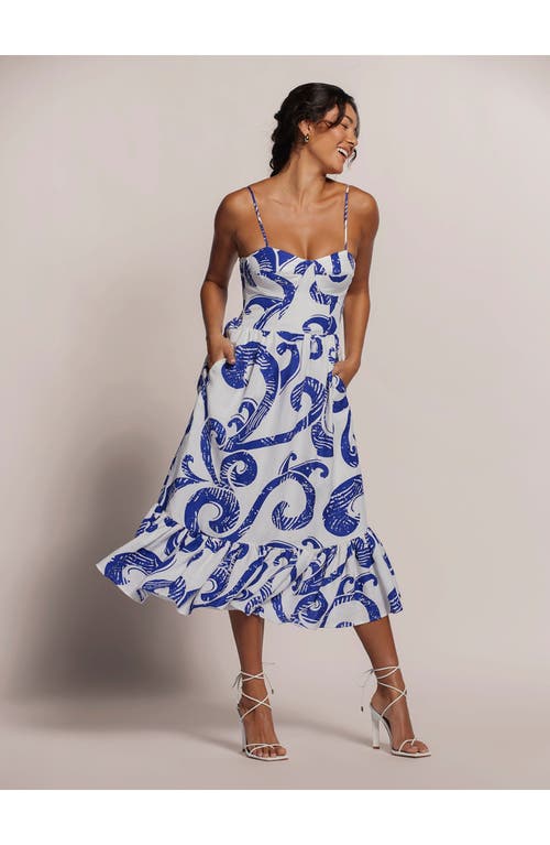 Tori Richard Splash Dance Donna Dress In White