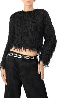 IVONNE Straight Fit Round Neck Blouse
