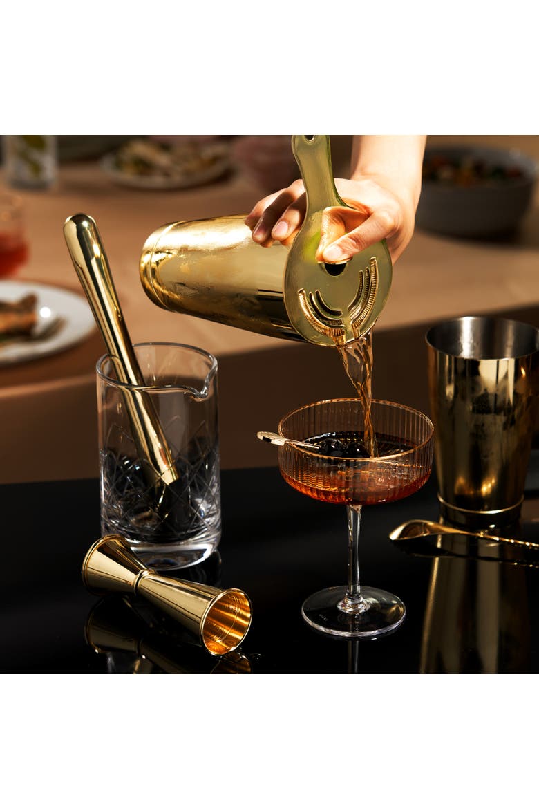 Belmont 7-Piece Barware Set, Alternate, color, Gold