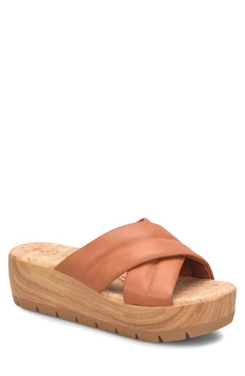 Faithe Crossover Platform Sandal (Women)