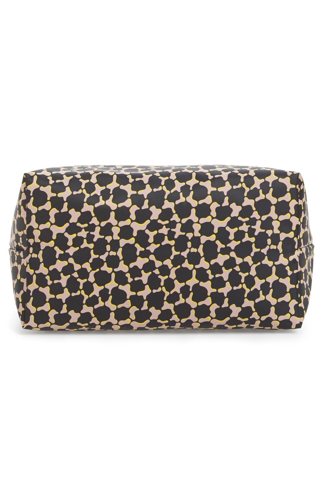 'Le Pliage - Neo Fantaisie Medium' Geo Print Nylon Tote, Alternate, color, BLACK