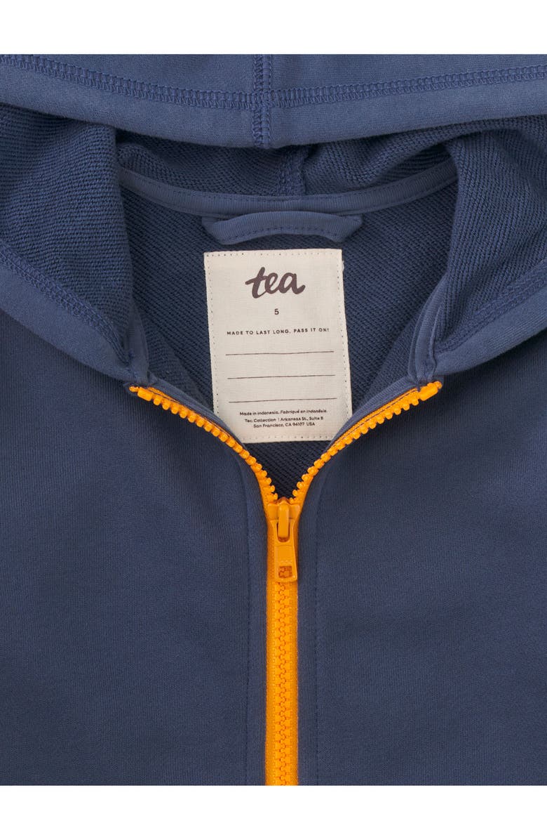 Tea Collection Lightning Sleeve Hoodie, Alternate, color, 