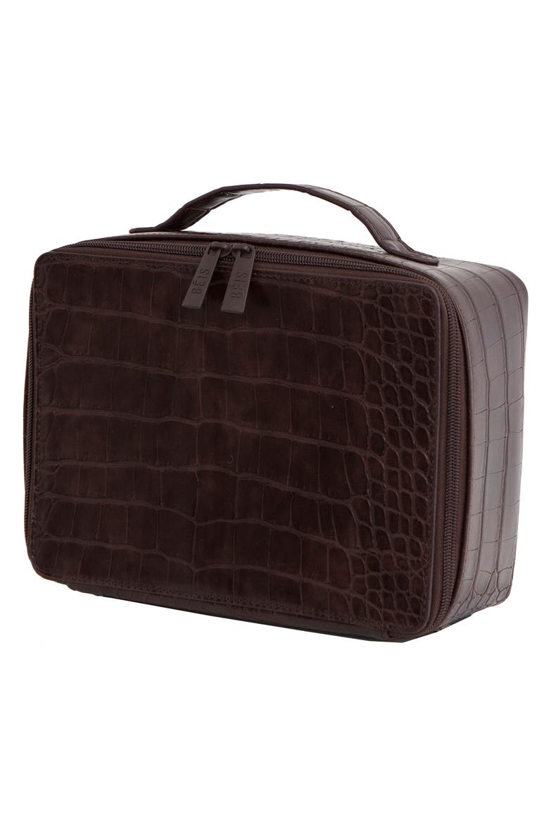 The Cosmetic Case, Alternate, color, ESPRESSO CROC