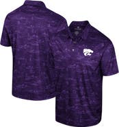 COLOSSEUM Men's Colosseum Purple Kansas State Wildcats Daly Print Polo