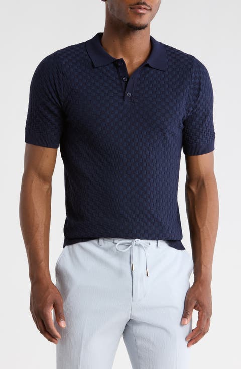 Slim Fit Polo Sweater