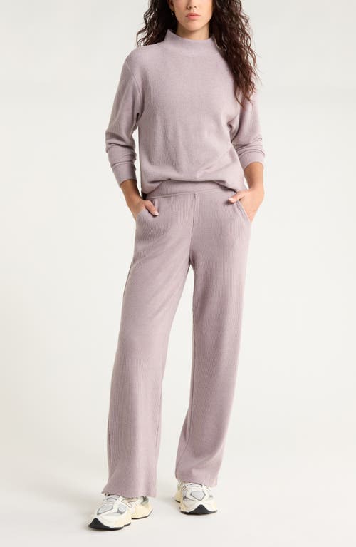 Zella Cozy Waffle Knit Pants In Multi