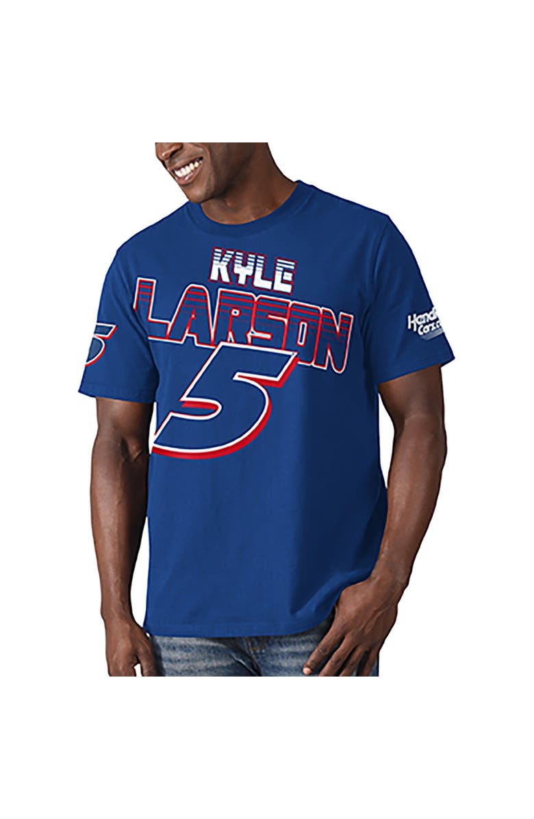 STARTER Men's Starter Royal Kyle Larson Special Teams T-Shirt, Main, color,