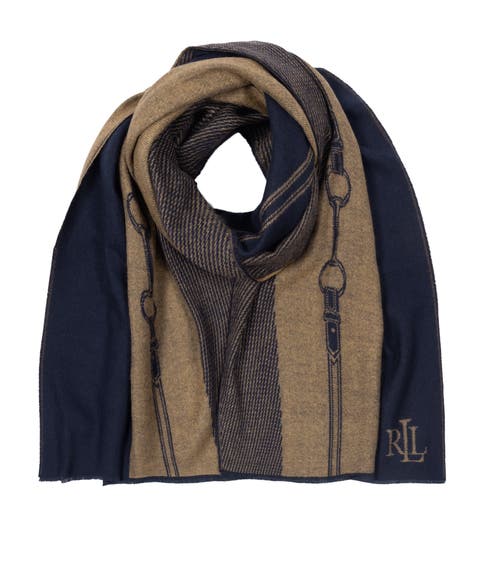 equestrian jacquard wrap