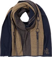 Lauren Ralph Lauren equestrian jacquard wrap