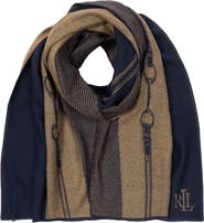 Lauren Ralph Lauren equestrian jacquard wrap