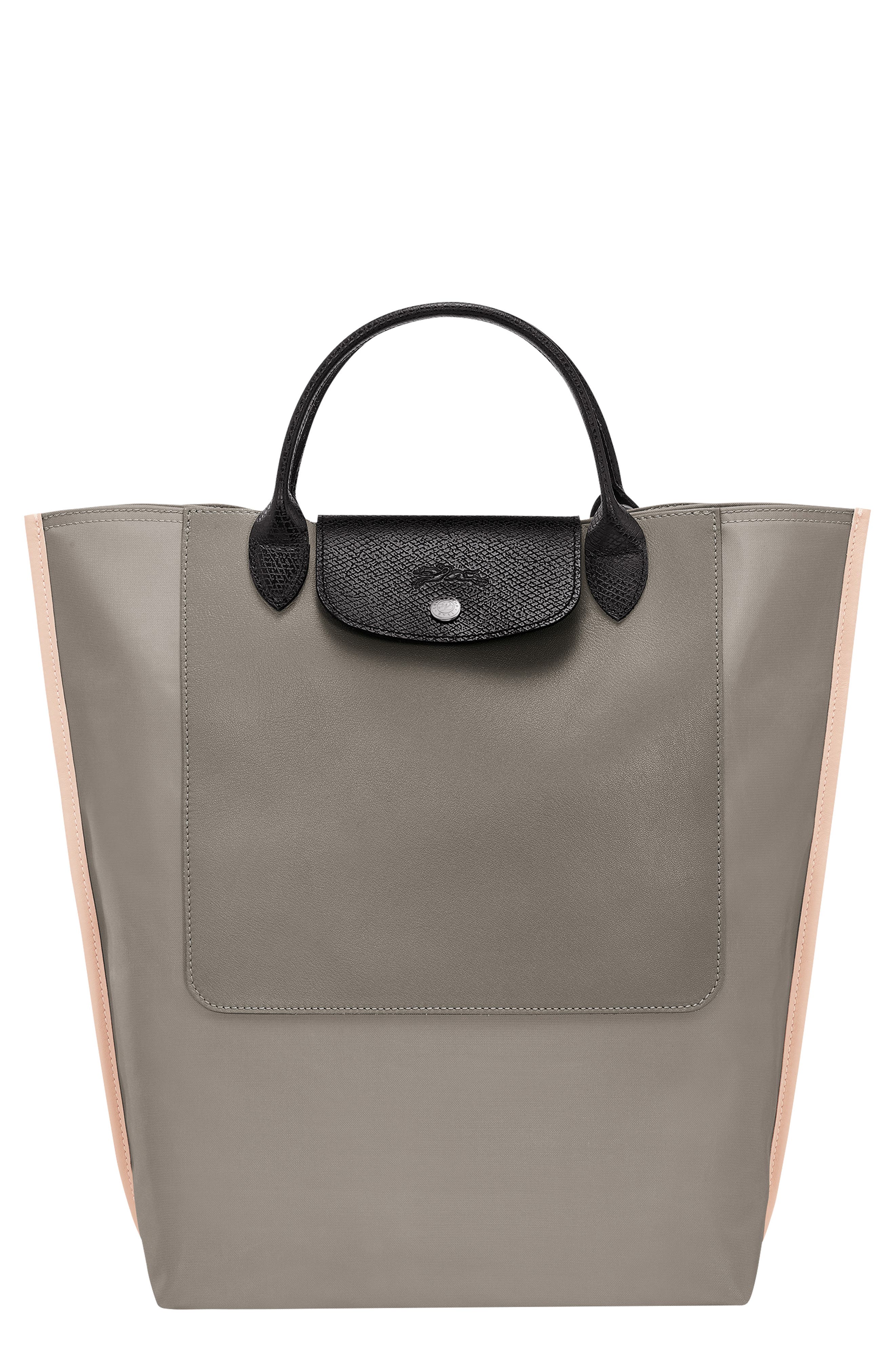 Longchamp Medium Cabas Replay Recycled Canvas Tote, Main, color, 