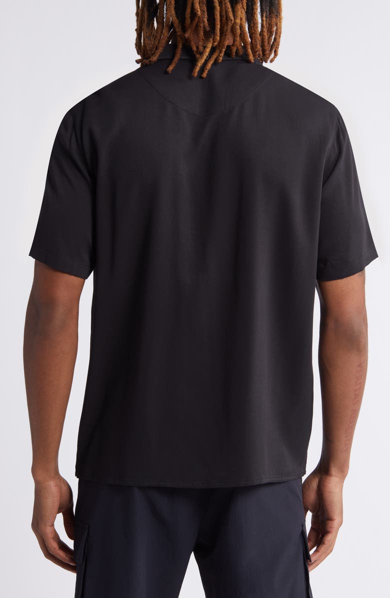 PacSun Dice Camp Shirt, Alternate, color, Black