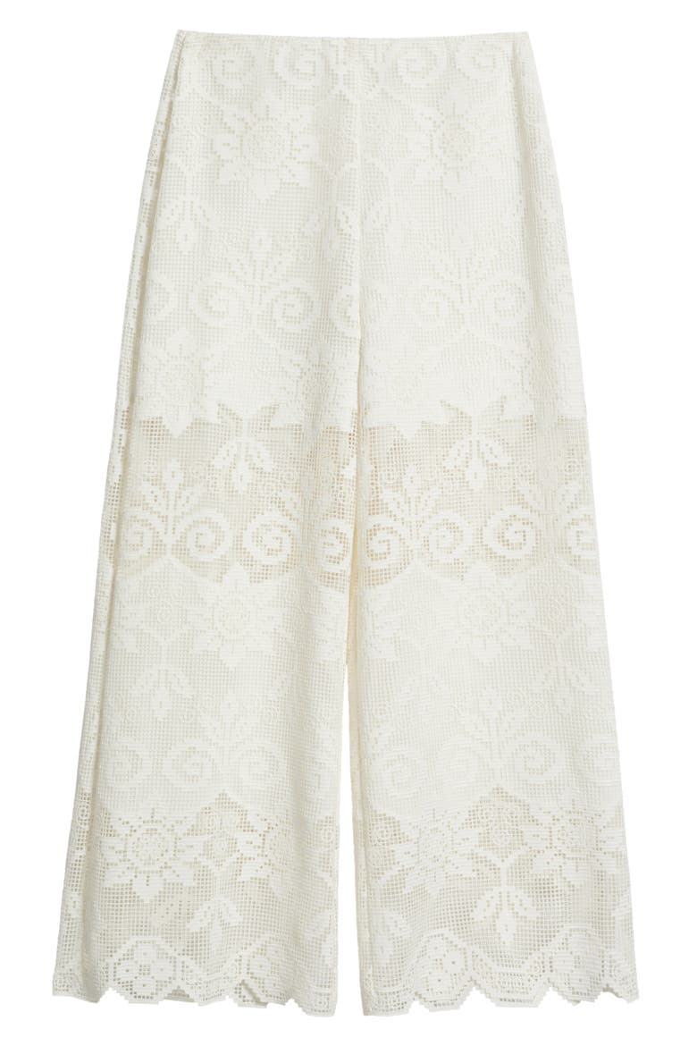Gina Lace Pants, Alternate, color, IVORY