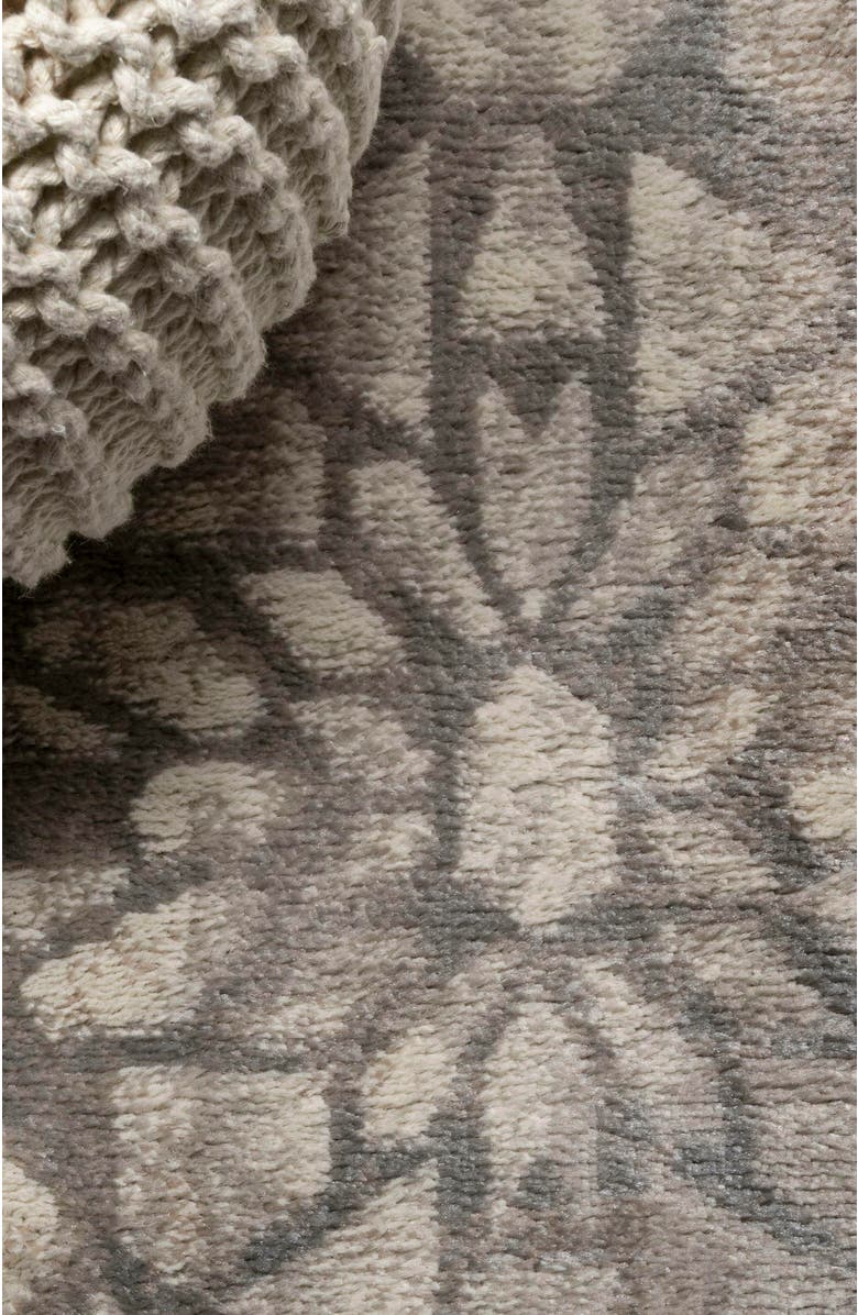 JONATHAN Y Roma Ornate Geometric Tile Area Rug, Alternate, color, Gray