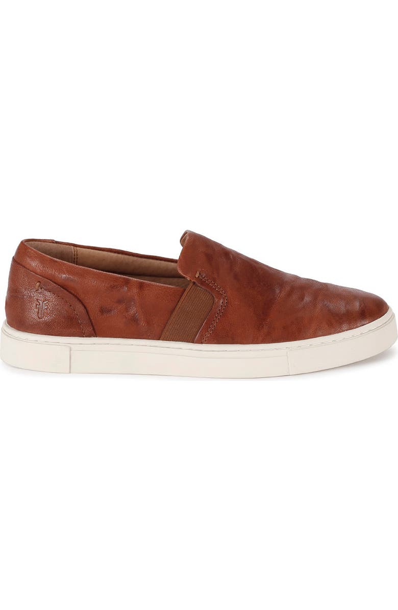 Frye Ivy Slip-On Sneaker, Alternate, color, Cognac - Oyster