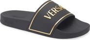 Versace Logo Pool Slide Sandal