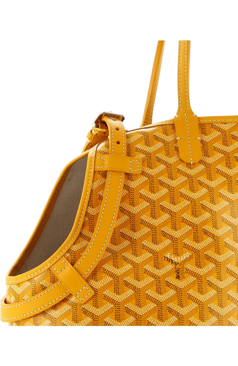 Pre-Owned Goyard Chien Gris Pet Carrier Tote Coated Canvas, Alternate, color, Yellow