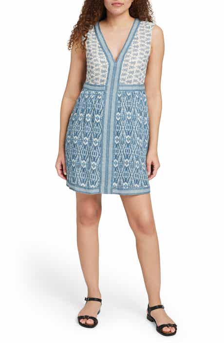 Faherty Macey Sleeveless Linen Dress