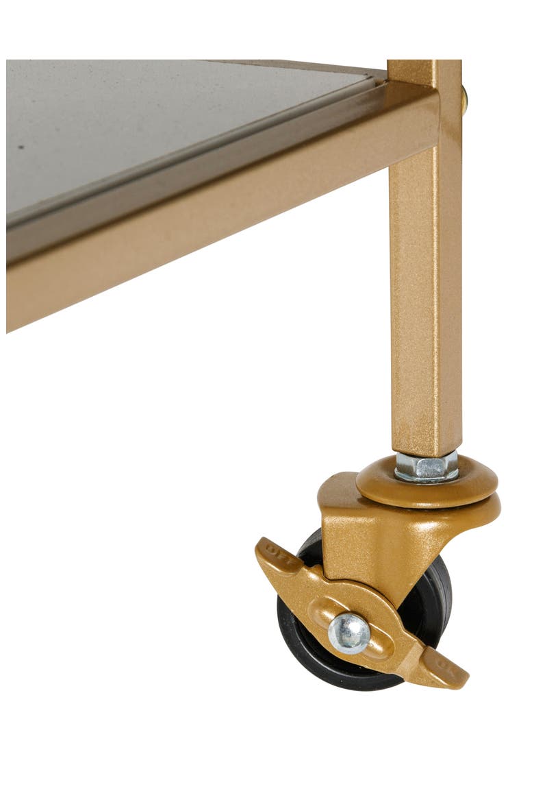 3-Tier Bar Cart, Alternate, color, GOLD