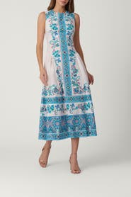 Shoshanna Warwick Tile Print Adele Dress