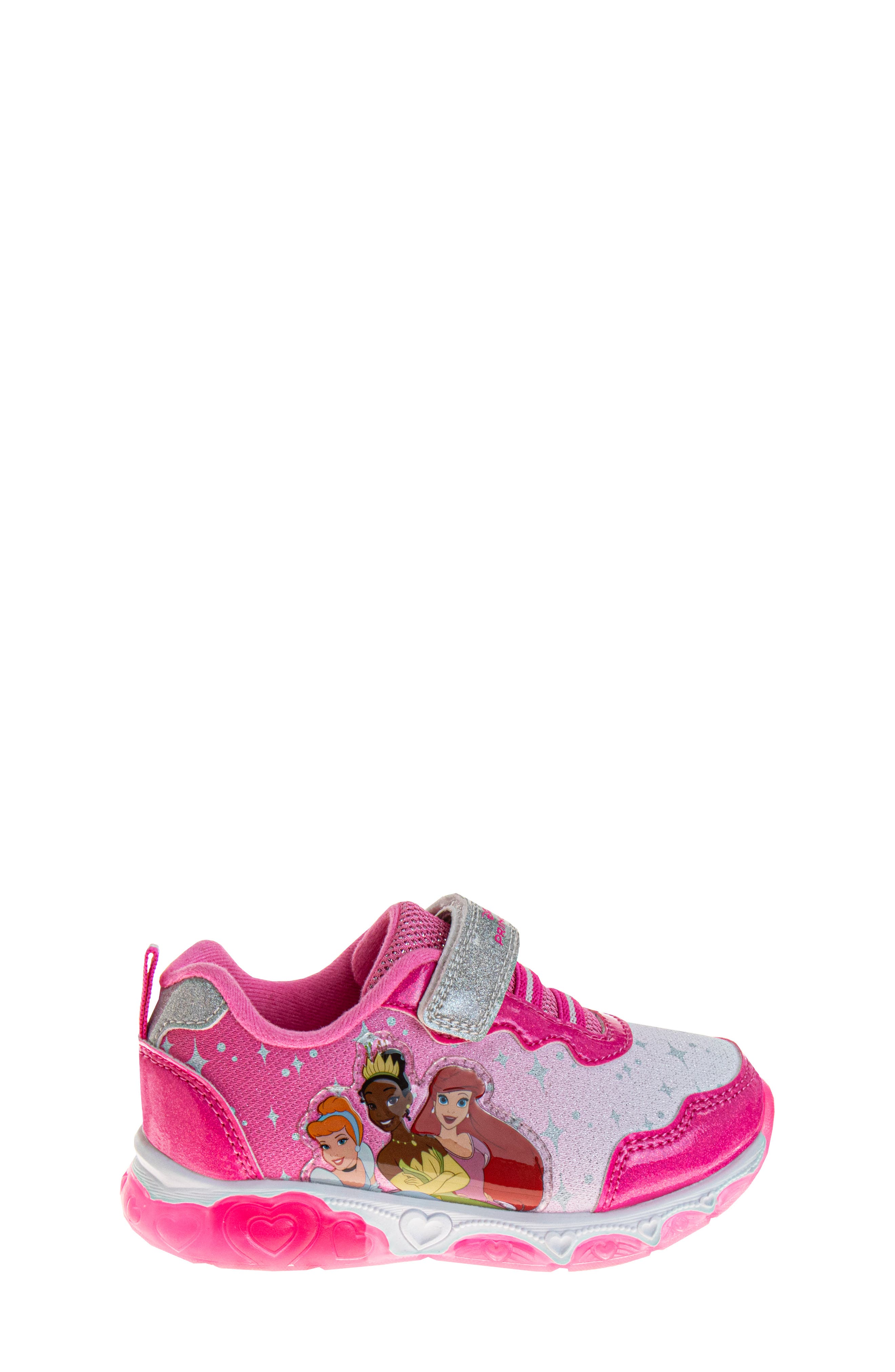 JOSMO Kids' Disney Princess Sneaker, Alternate, color, Fuchsia