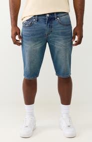 True Religion Ricky Big T Flap Pocket Denim Shorts