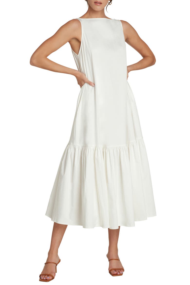 Palmer Shift Midi Dress, Main, color, IVORY