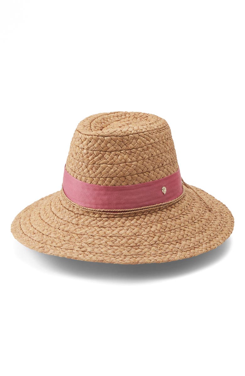 Helen Kaminski Raffia Fedora, Main, color,