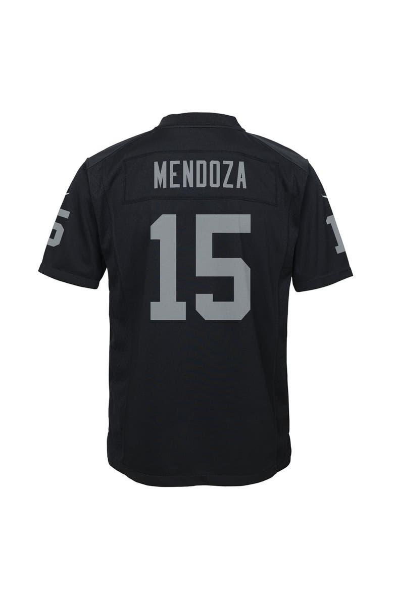 Youth Nike Fernando Mendoza Black Las Vegas Raiders Team Game Jersey, Alternate, color, Black