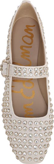 Michaela Rhinestone Mary Jane Flat