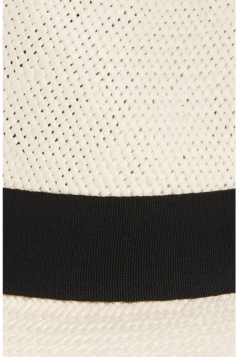 Straw Panama Hat, Alternate, color, IVORY