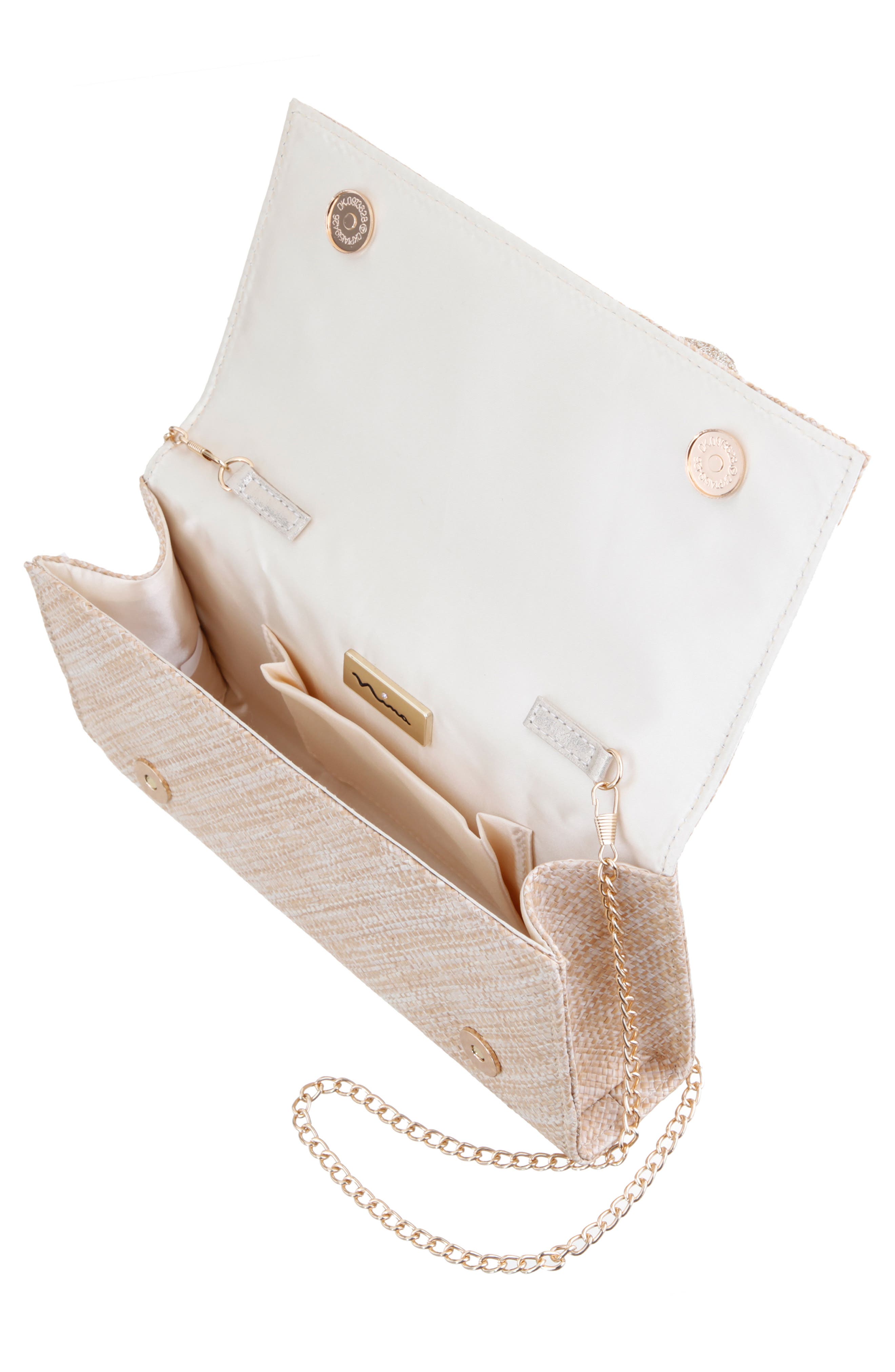 Jollie Clutch, Alternate, color, NATURAL