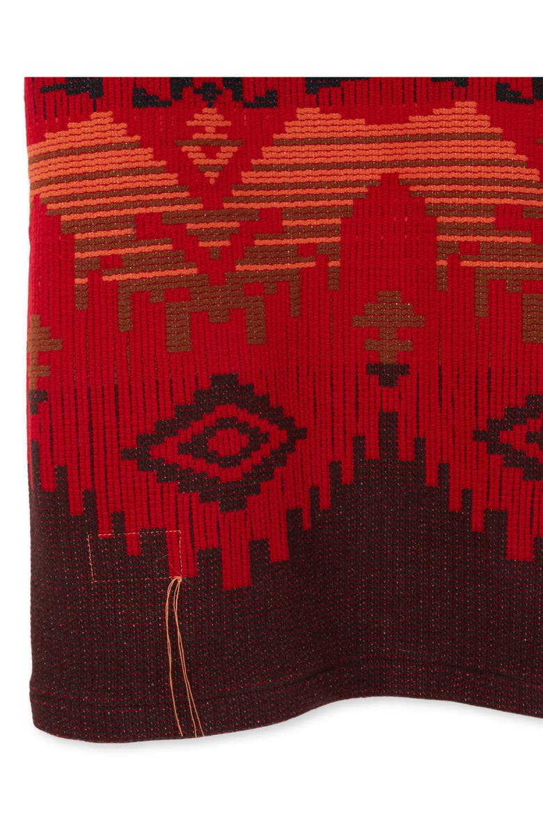 Fortela Navajo Jacquard Coat, Alternate, color, Red