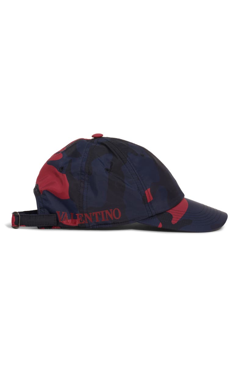 Valentino Garavani Valentino Camo Baseball Cap, Alternate, color,