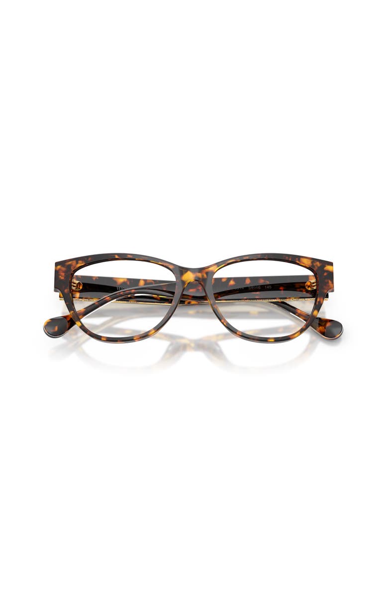 Versace 54mm Cat Eye optical glasses, Alternate, color, Tortoise