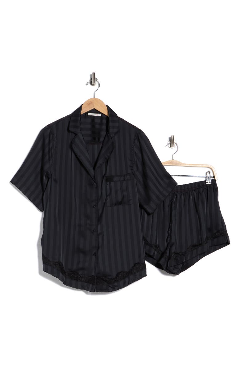 Free People Sugar Rush Short Pajamas, Main, color, Black