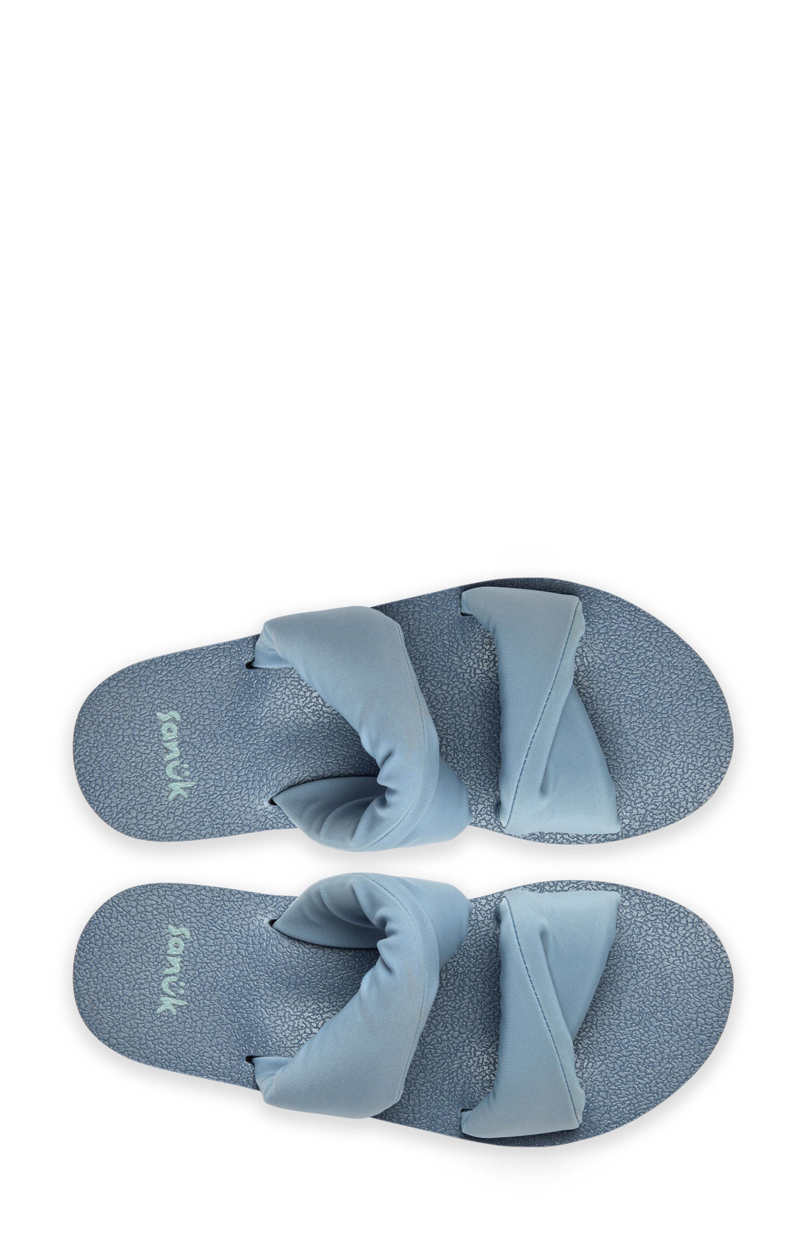Sanuk Yoga Twist 'N Slide Sandal, Alternate, color, Denim Blue