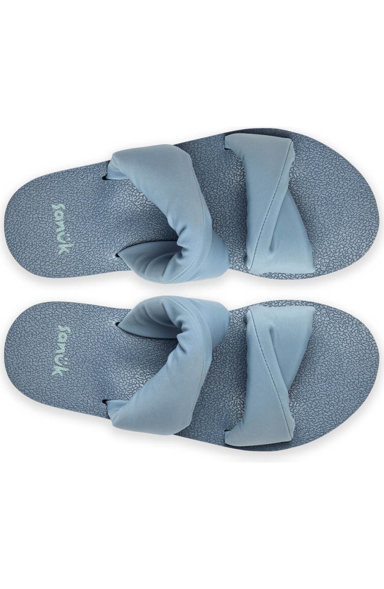 Sanuk Yoga Twist 'N Slide Sandal, Alternate, color, Denim Blue