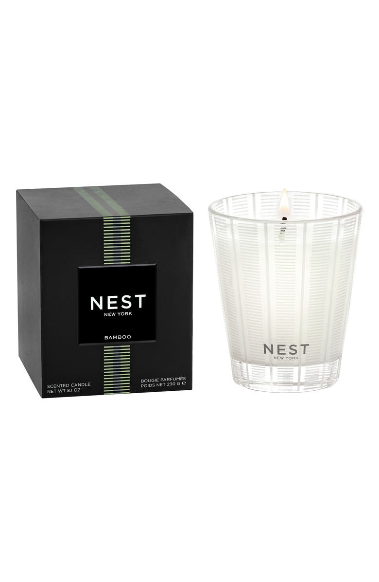 NEST New York Bamboo Candle, Main, color,