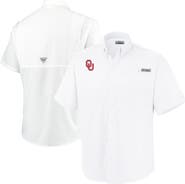 Columbia Men's Columbia White Oklahoma Sooners Big & Tall Collegiate Tamiami Button-Down Shirt