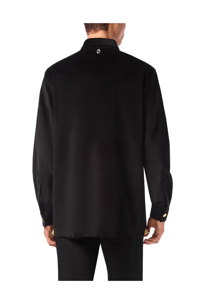Corduroi Overshirt Men, Alternate, color, black