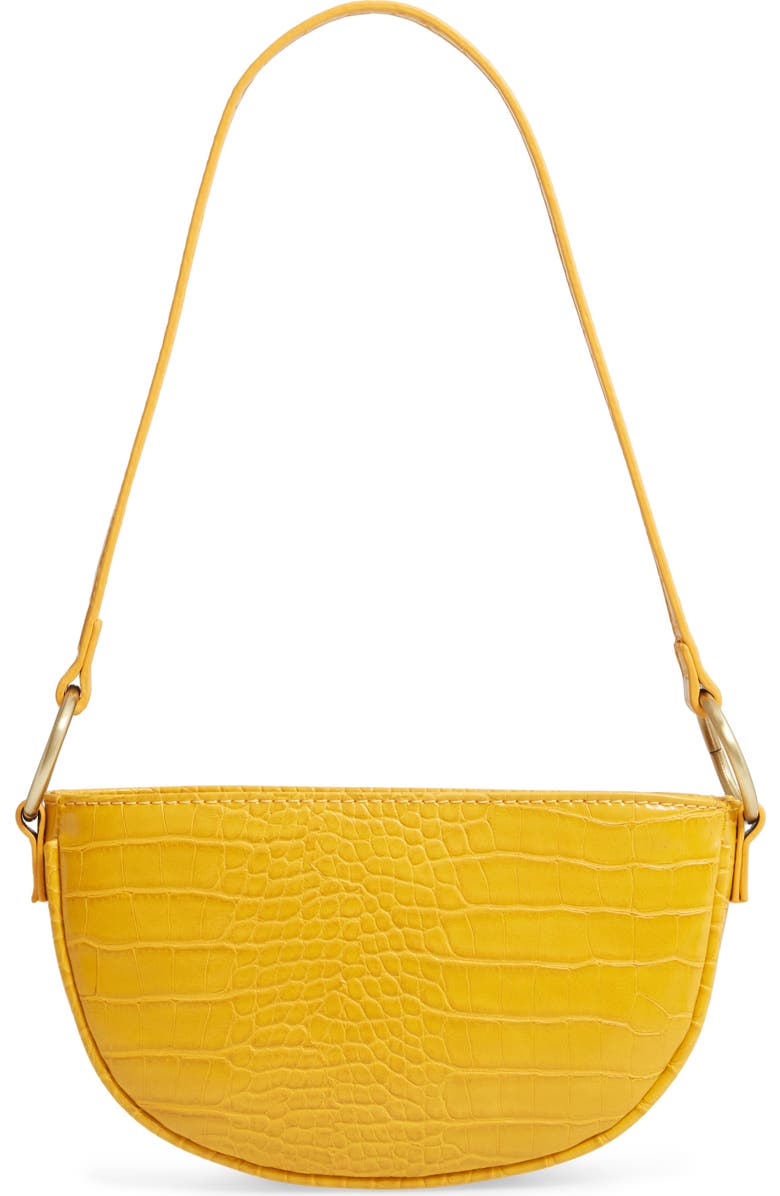 BP. Embossed Faux Leather Shoulder Bag, Main, color,