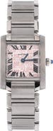 Pre-Owned Cartier 160 Limited Edition Tank Francaise Quartz Watch Stainless Steel 20