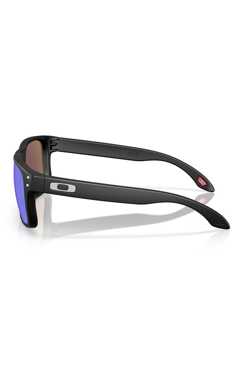 Holbrook S 53mm Polarized Square Sunglasses, Alternate, color, MATTE BLACK / BLUE PRIZM