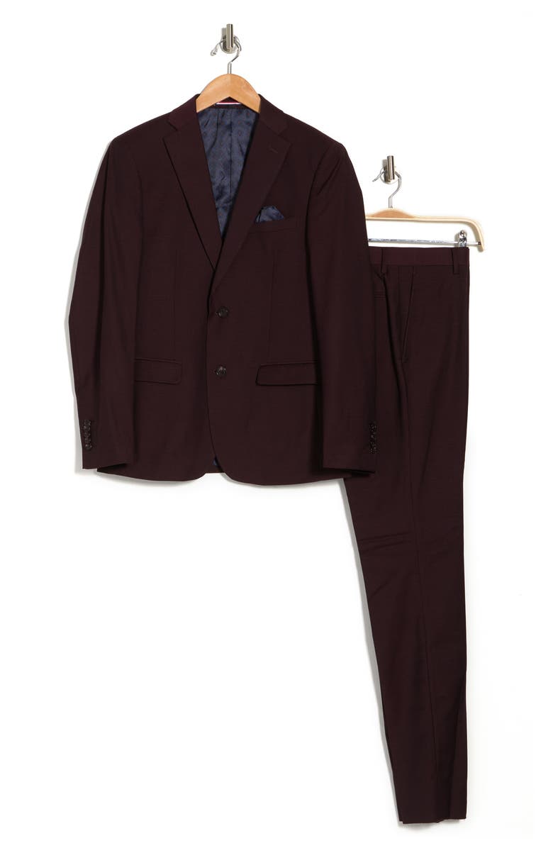 SOUL OF LONDON Notch Lapel Slim Fit Suit, Alternate, color,